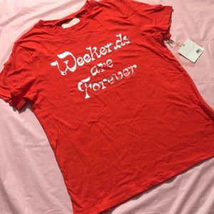 Ban.do Weekends Are Forever t-shirt small NEW